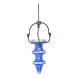 Stalactite blue glass pendant lamp by Nanny Still for Raak, 1960s