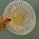 Vintage moulded glass wall or ceiling light globe (PLAF40)