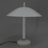 White mid-century table lamp, 1950s
