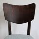 Ensemble de quatre chaises de salle à manger du milieu du siècle des années 1960 par TON