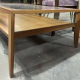 Glass coffee table