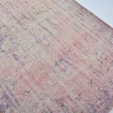 Vintage Pink Floral Wool Carpet sku 3210