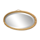 Baroque oval mirror