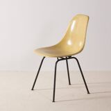 Eames Ocher Side Chair on H Base, Herman Miller 1960s