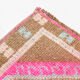 Handmade Wool İn Vintage Door Mat Rug