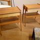 Pair of bedside teaks in AB Carlström & Co Möbelfabrik 1960