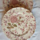 4 English plates by Johnson Bros