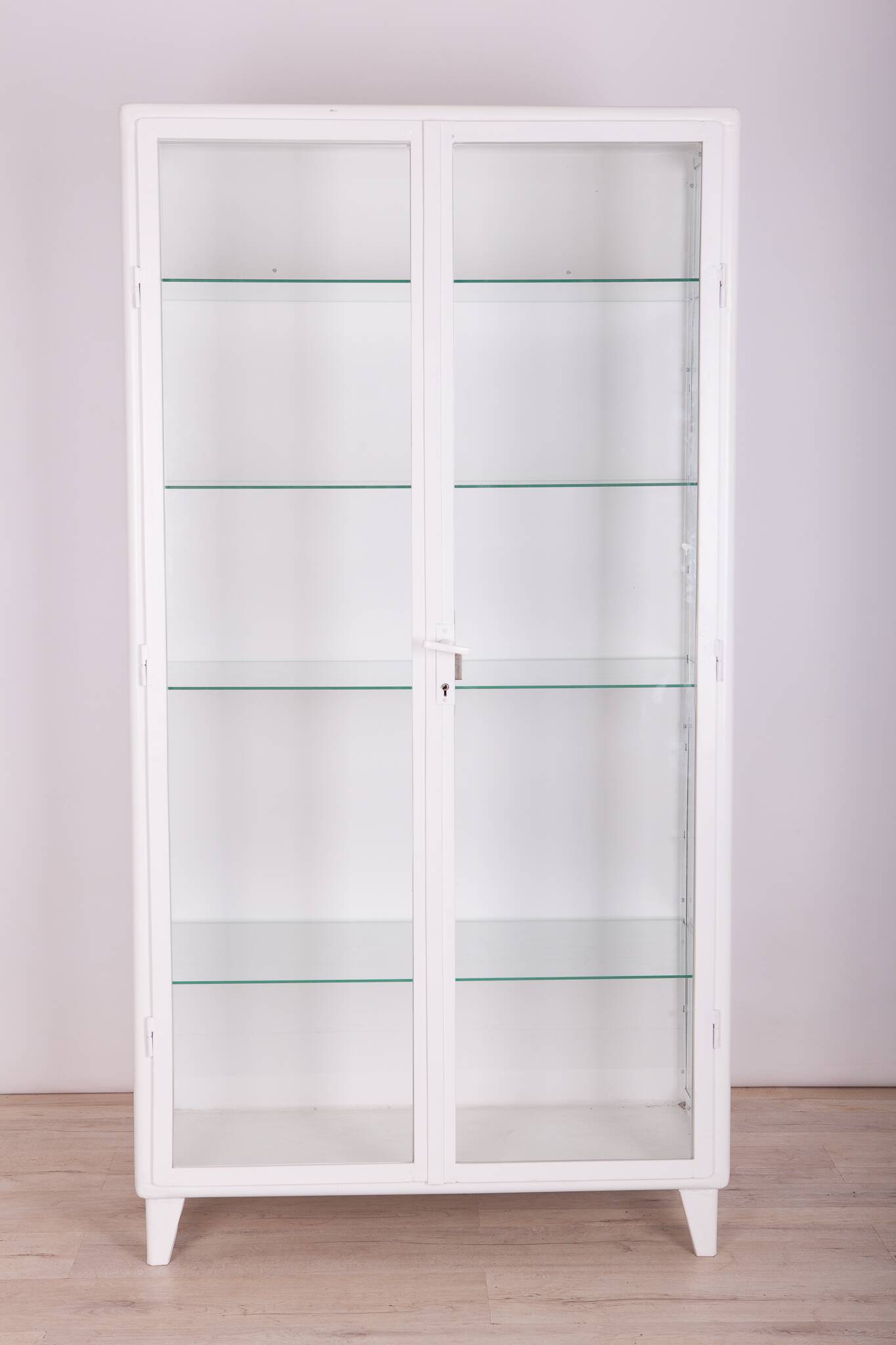 Vintage industrial medical cabinet, 1950s