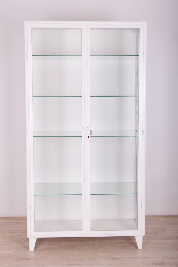 Cabinet médical industriel vintage, 1950s