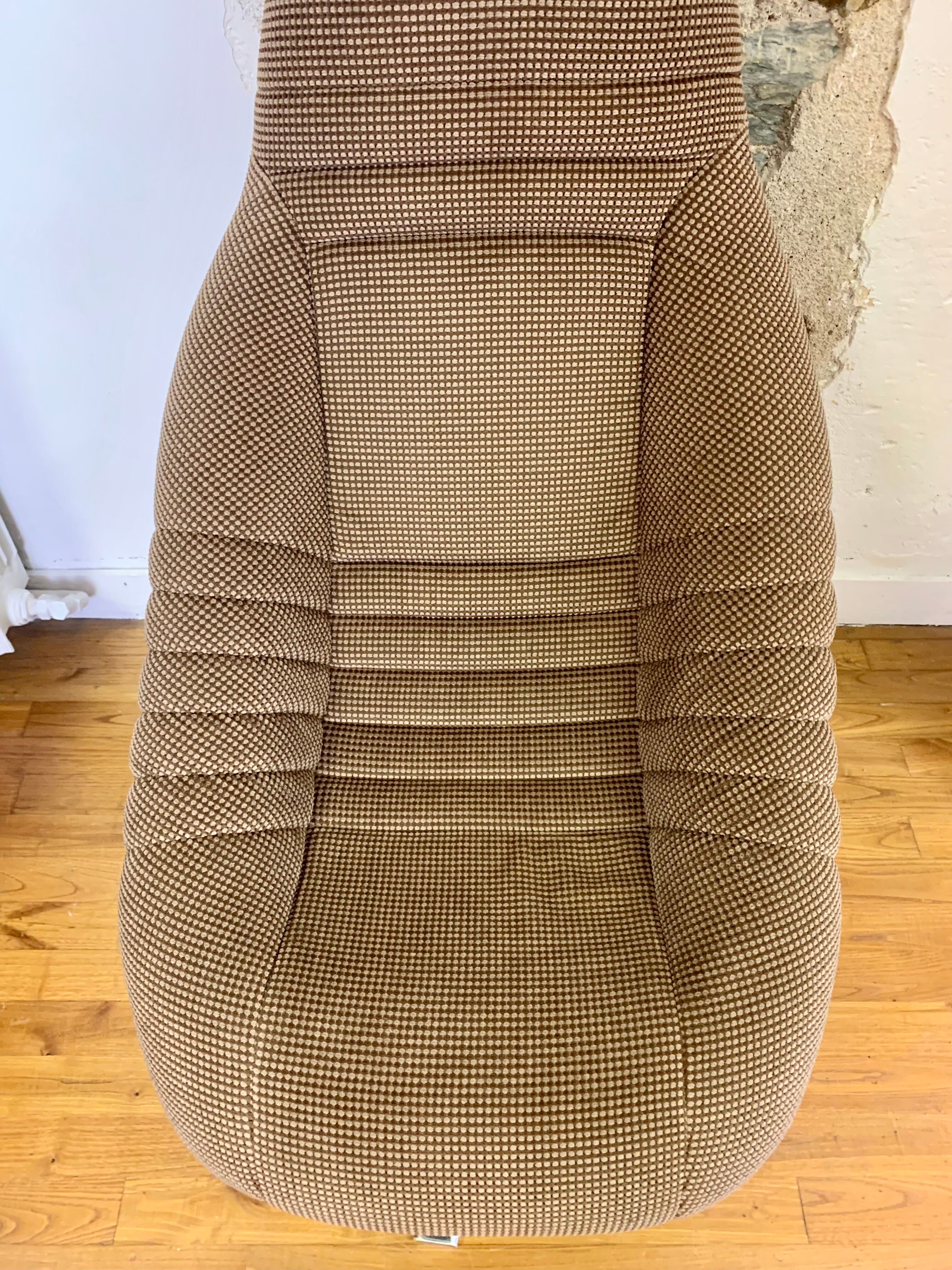 Velvet bucket chair - Mod'plastia