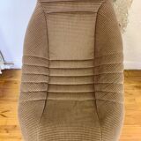 Velvet bucket chair - Mod'plastia