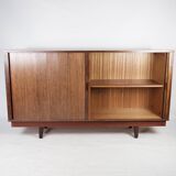 Low buffet with jealousies doors in rosewood from the 60s
