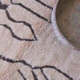 Pale Pink Berber Rug - 173 x 116 cm