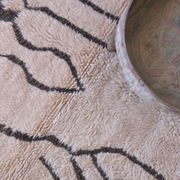 Pale Pink Berber Rug - 173 x 116 cm