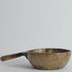 Textured Stoneware Bowl with Sculptural Handle, Handmade Studio Ceramic