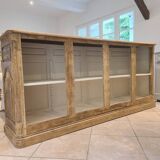 Ancien grand meuble de rangement enfilade comptoir