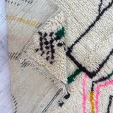Handmade wool berber rug 260 x 160 cm