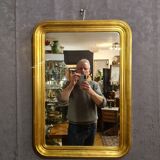 Golden vintage mirror, 73x52 cm