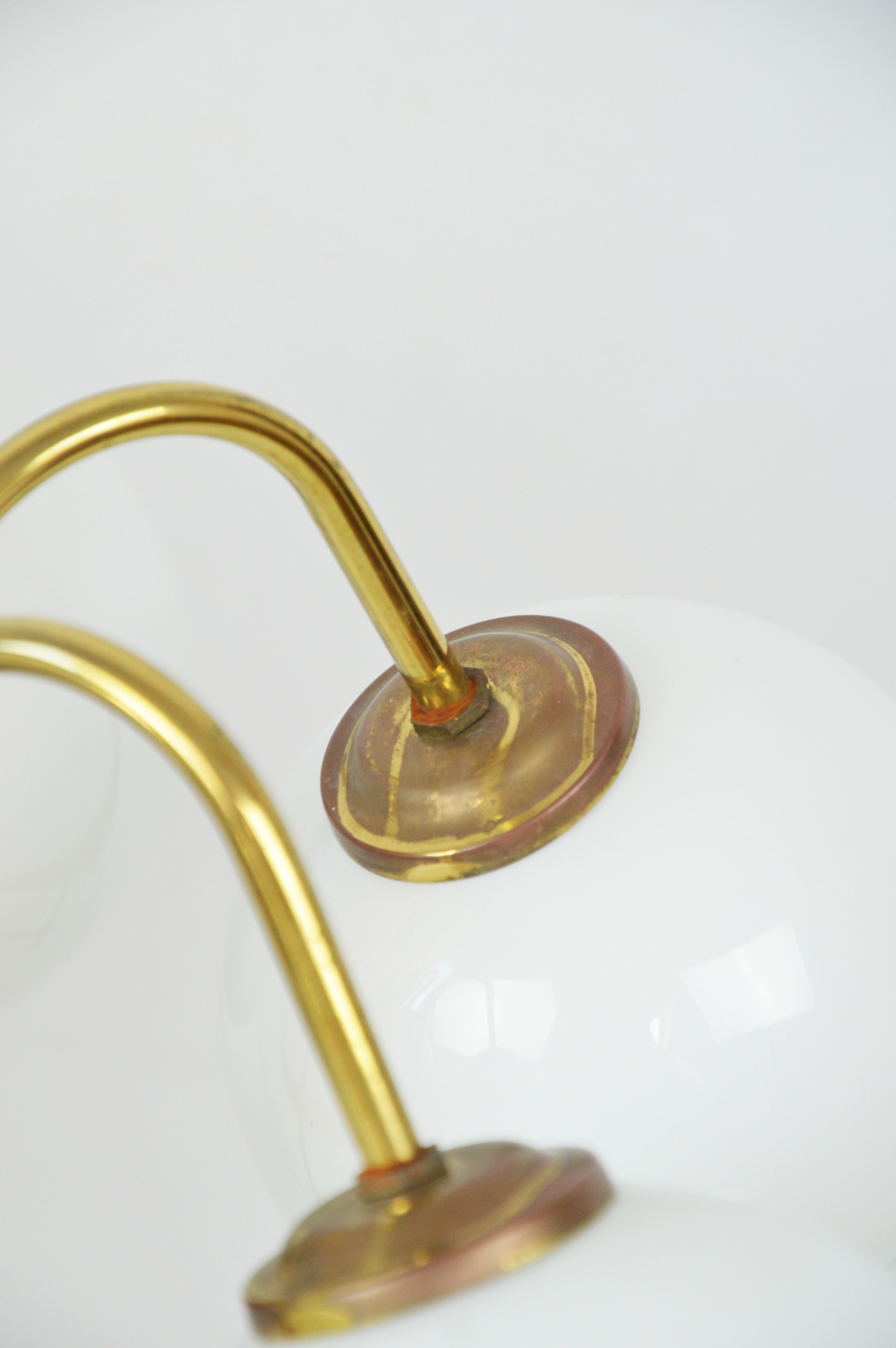 Six-arm chandelier, Poland, 1980s