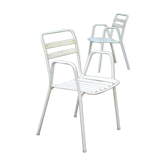 Suite de 4 fauteuils de jardin Emu