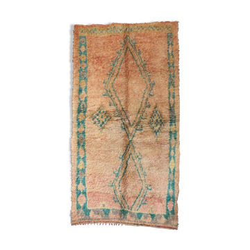Old moroccan carpet 137 x 253 cm