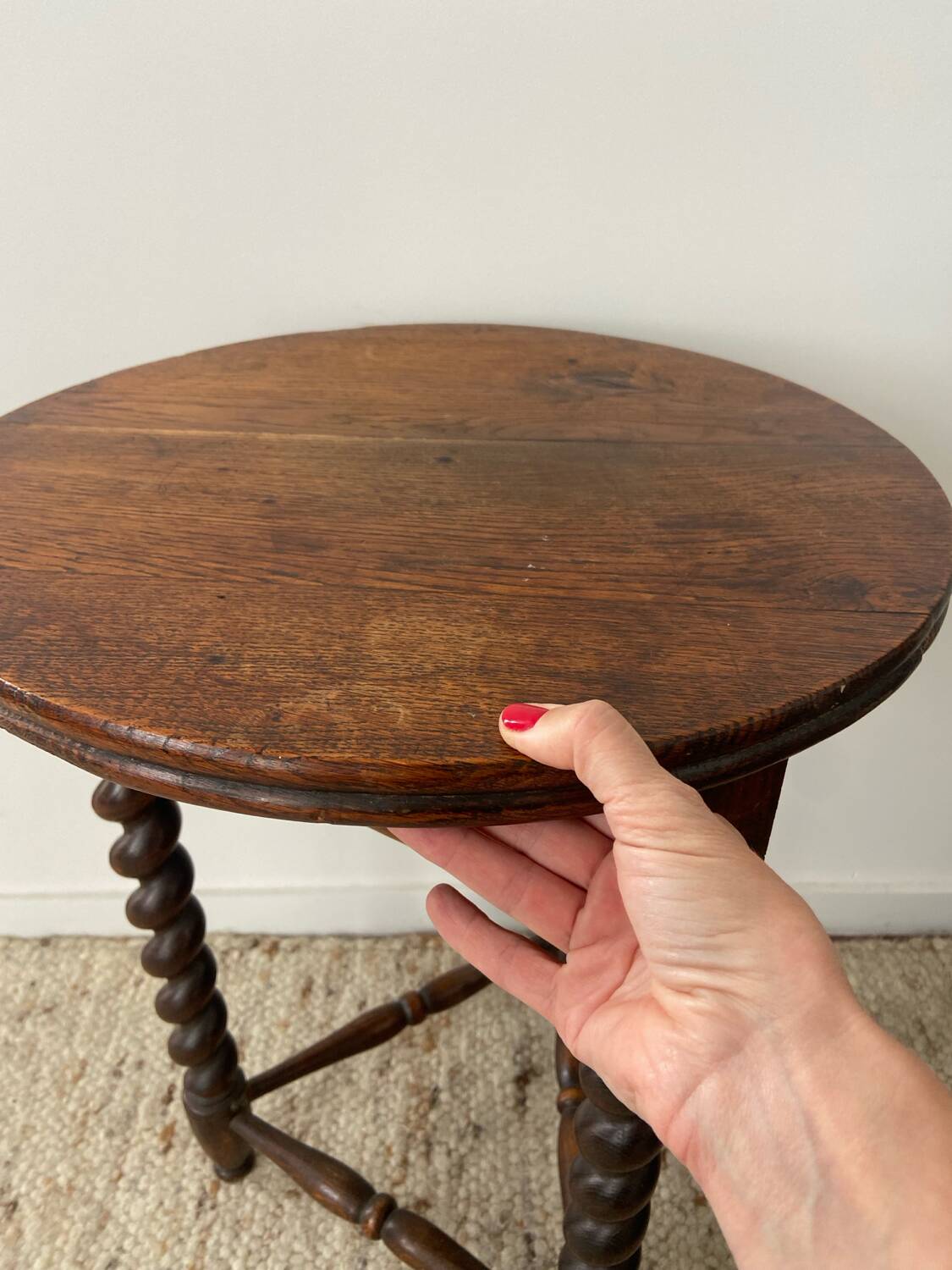 Turned wooden harness