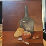 Tableau nature morte - huile sur toile - Signé Ankie Rialland