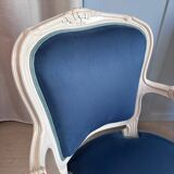 Paire de fauteuils cabriolet style Louis XV