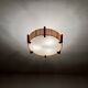 Japan Style Sisal and Teak Pendant Lamp by Temde