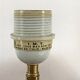 Solid elm lamp Italy 70s vintage