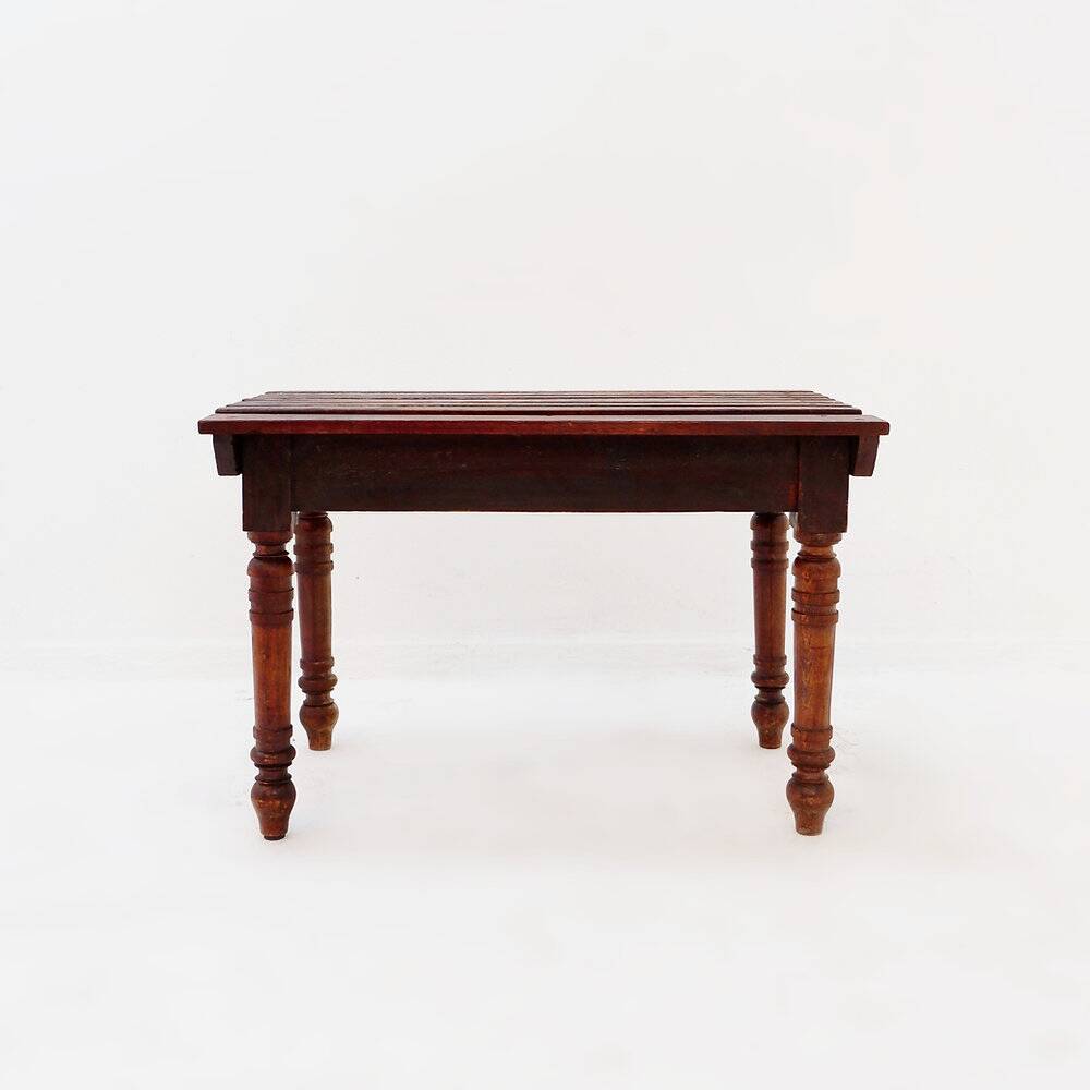 Porte-bagages à lattes ou banc d'appoint antique – XIXe siècle