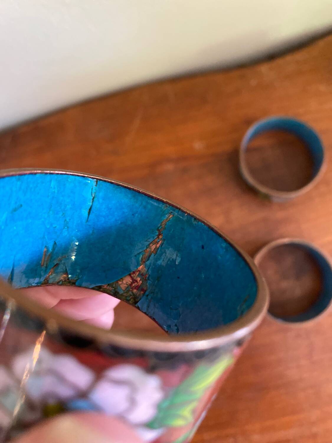 Decorated napkin rings