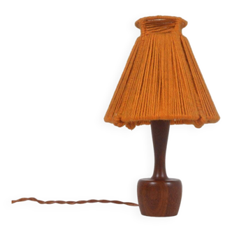 Danish table lamp with base in teak, 1950s