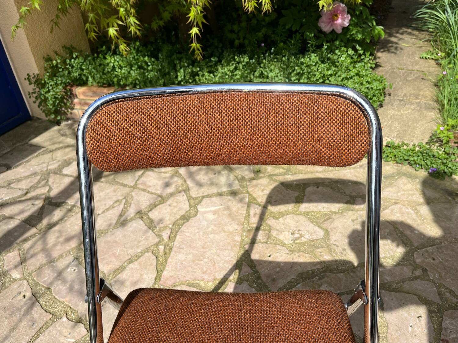 Pair of vintage folding chairs