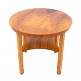 Art Deco round table from around 1950, Poland. After renovation.