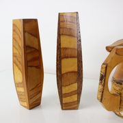 Articles en bois faits à la main années 1950, Tchécoslovaquie