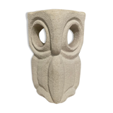 Lampe Hibou en pierre calcaire, Albert Tormos, France, 1970s