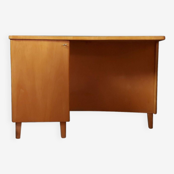 Bureau en frêne, double face, design danois, années 1970, fabriqué au Danemark ​