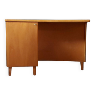 Bureau en frêne, double face, design danois, années 1970, fabriqué au Danemark ​