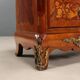 Antique Napoleon III cabinet in violet wood, 19th century.