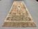 Turkish rug 266x91 cm wool vintage shabby chic runner green, beige