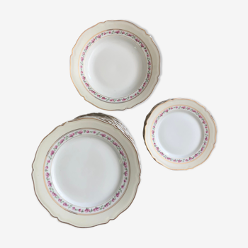 Service de table porcelaine de Limoges