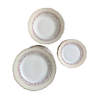 Service de table porcelaine de Limoges