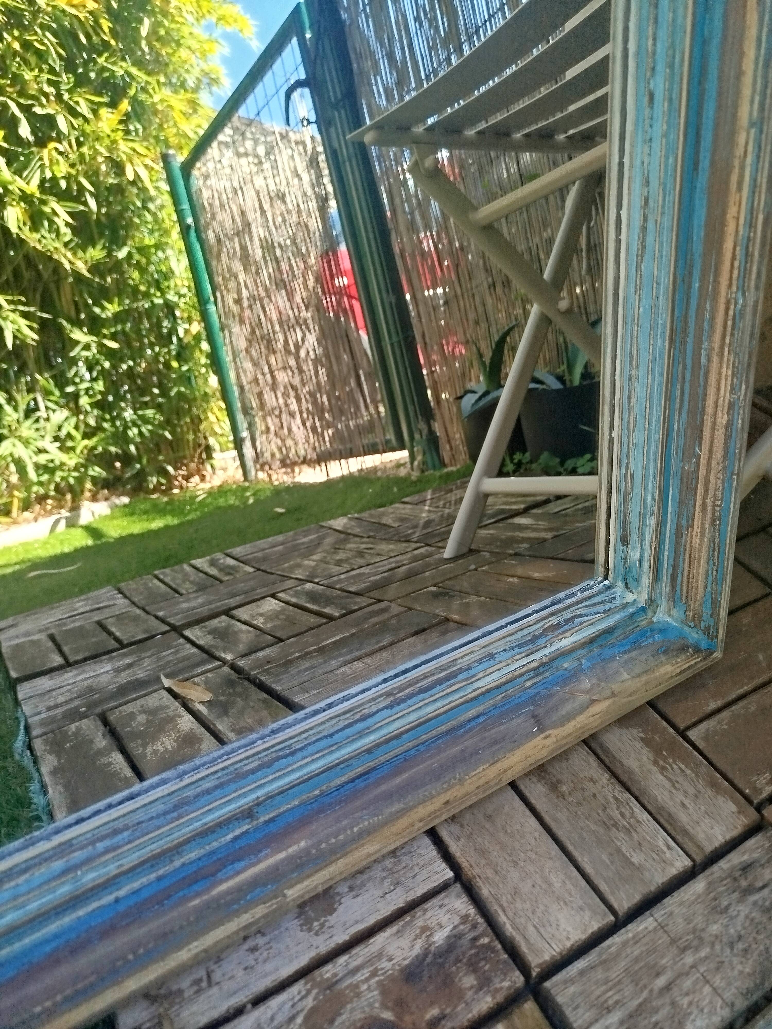 Mirror with old frame
