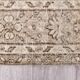 7x10 Beige & Brown Floral Vintage Rug 210x308Cm SK 240522