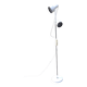 Vintage chrome floor lamp from 1970s