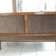 Two-seater canapé in Restoration / Louis-Philippe style – Reupholstered by an artisan.