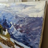Painting painted with a knife