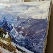 Painting painted with a knife