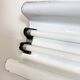 Grey Enamel Industrial Hanging Tube Light, 1960s